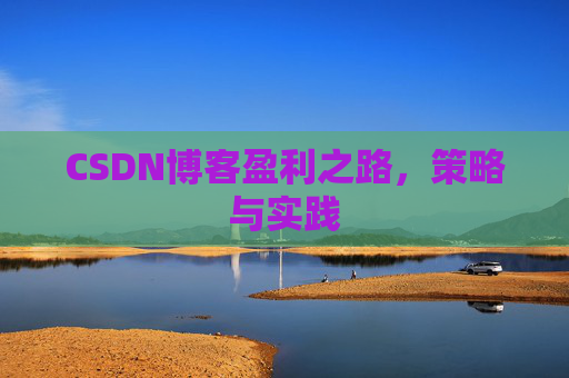 CSDN博客盈利之路,策略与实践